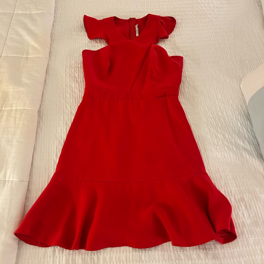 Adelyn Rae Vibrant Red Dress